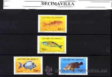 Sellos: CHIPRE TURCO, 1996, 388/91, PECES - Foto 1