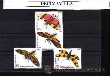 Sellos: CHIPRE, 1997, 903/06, INSECTOS - Foto 1