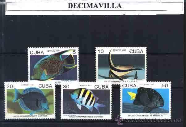 Sellos: CUBA, 1992, 3198/02, PECES - Foto 1