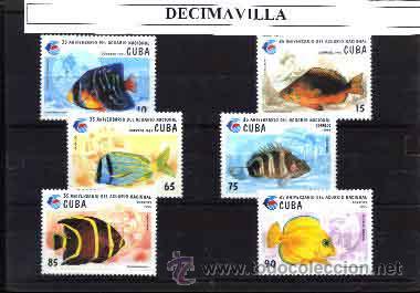 Sellos: CUBA, 1995, 3431/36, PECES - Foto 1