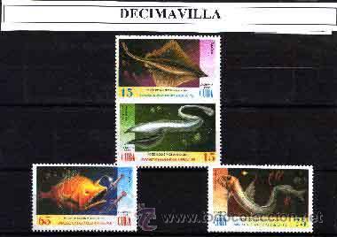 Sellos: CUBA, 1998, 3718/21, PECES - Foto 1