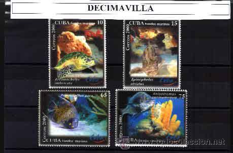 Sellos: CUBA, 2000, 3897/00, PECES, CORALES - Foto 1