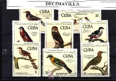 Sellos: CUBA, 1971, 1540/47, AVES - Foto 1