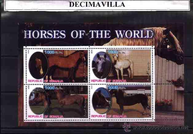 Sellos: SOMALIA, CABALLOS, L03, 2002 - Foto 1