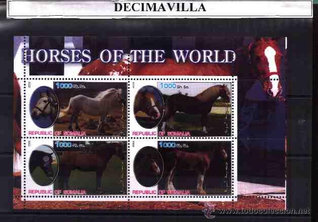 Sellos: SOMALIA, CABALLOS, L04, 2002 - Foto 1