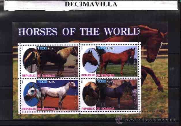 Sellos: SOMALIA, CABALLOS, L06, 2002 - Foto 1