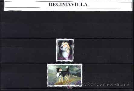Sellos: FEROE, 1994, 258/59, PERROS - Foto 1