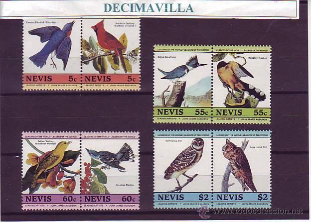 Sellos: NEVIS, AVES, 1985, 271/78, FAAV263 - Foto 1