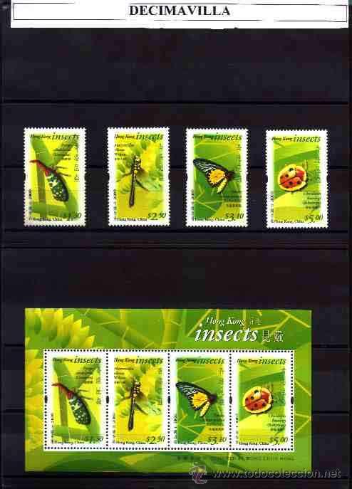 Sellos: HONG KONG, 2000, INSECTOS - Foto 1