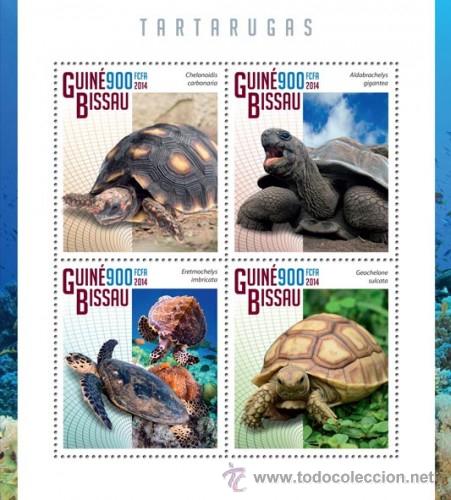 Sellos: Guinea Bissau 2014 - TORTUGAS - Foto 1