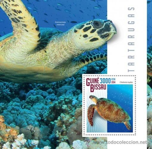 Sellos: Guinea Bissau 2014 - TURTLES - Foto 1
