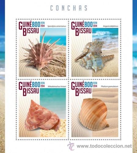 Sellos: Guinea Bissau 2014 - CONCHAS - Foto 1