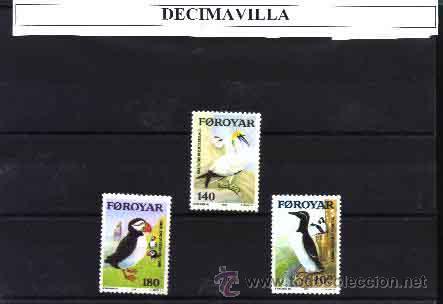 Sellos: FEROE, 1978, 30/32, AVES - Foto 1
