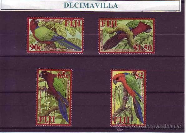 Sellos: FIJI, LOROS, 2008, FAAV244 - Foto 1