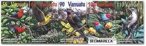 Sellos: VANUATU, 2001, AVES, FAAV193 - Foto 1
