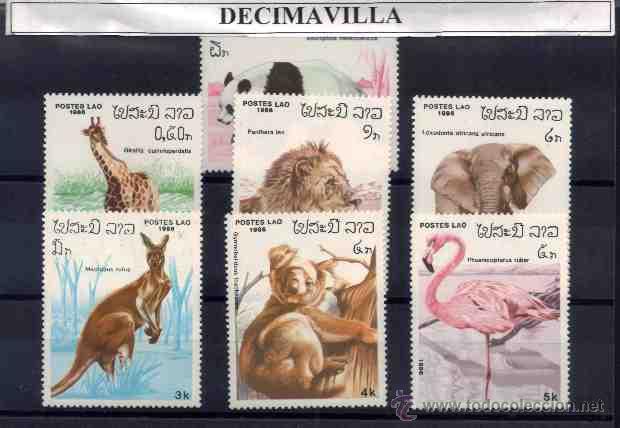 Sellos: LAOS, FAUNA VARIA, 1985, 685/91 - Foto 1