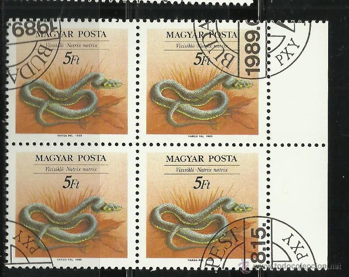 Sellos: URSS BLOQUE 4 USADO VIBORA SERPIENTE - Foto 1