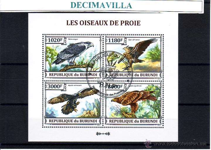 Sellos: L572, BURUNDI, 2013, AVES - Foto 1