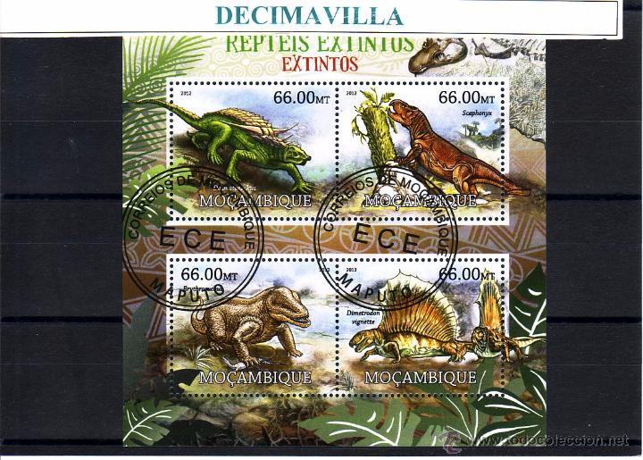 Sellos: L681, MOZAMBIQUE, 2012, DINOSAURIOS - Foto 1