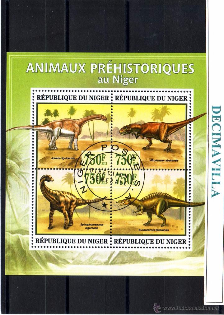 Sellos: L690, NIGER, 2013, DINOSAURIOS - Foto 1