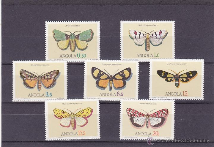Sellos: MARIPOSAS.ANGOLA.1984.Y.-680/686.NUEVA.
