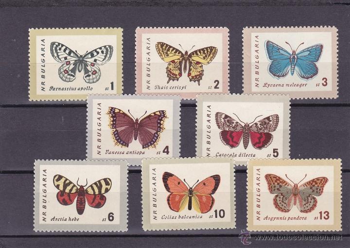 Timbres: BULGARIA.1962.MARIPOSAS.Y.-1155/1162.NUEVA.