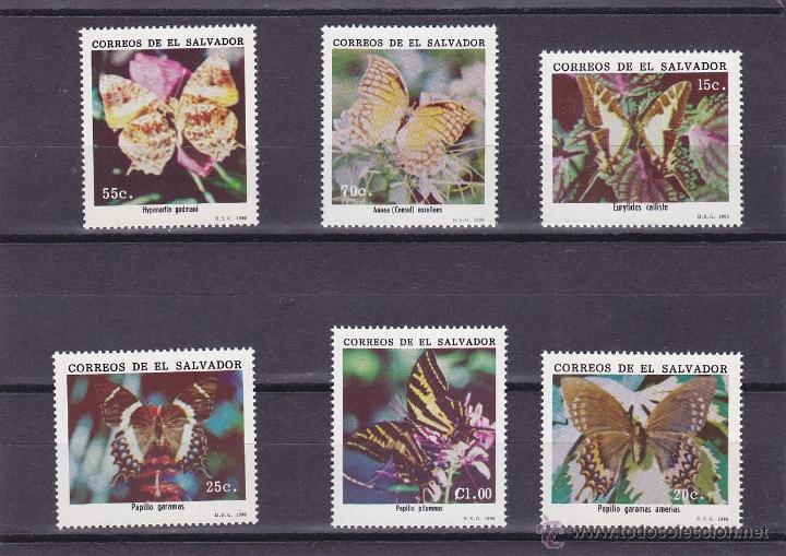 Briefmarken: EL SALVADOR.1990.MARIPOSAS. Y.-1089/1094.NUEVO.