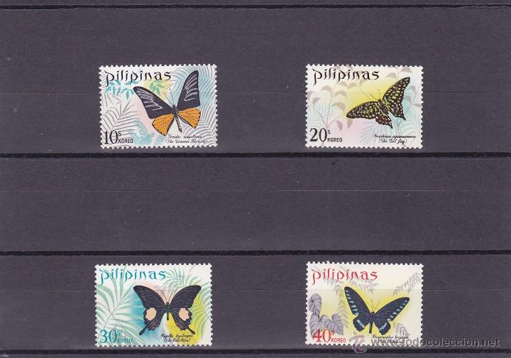Briefmarken: FILIPINAS.1969.MARIPOSAS. Y.-743/746.NUEVO.