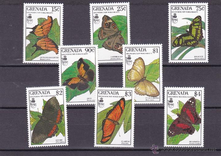 Briefmarken: GRANADA.1990.MARIPOSAS.Y.-1862/1865.NUEVO.