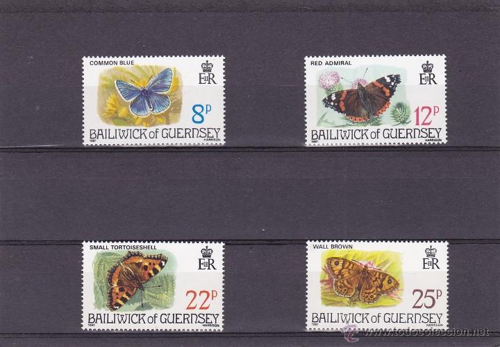 Briefmarken: GUERNSEY.1981.MARIPOSAS. Y.-213/216.NUEVO.