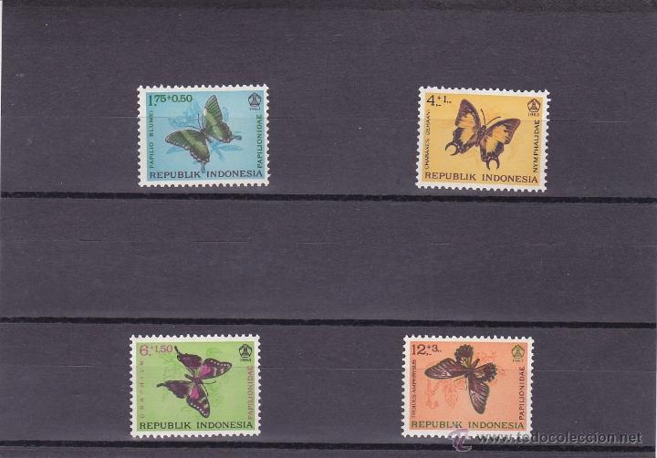 Briefmarken: INDONESIA.1963.MARIPOSAS. Y.-359/362.NUEVO.