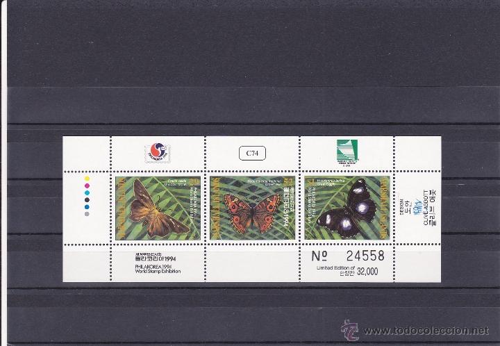 Sellos: MARSHALL.1994.MARIPOSAS.Y.-HB-19.NUEVO. - Foto 1