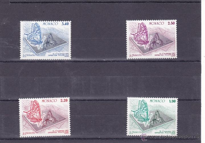 Timbres: MONACO.1987.MARIPOSAS. Y.-1585/1588.NUEVO.