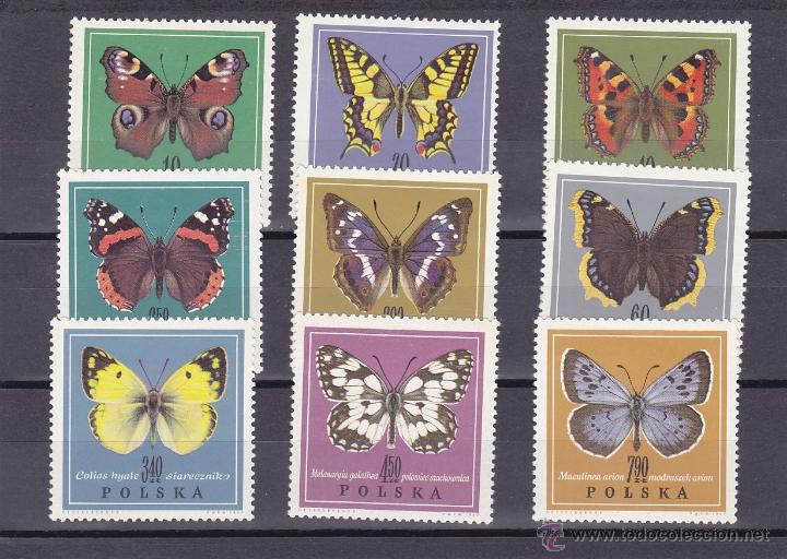 Briefmarken: POLONIA.1967.MARIPOSAS. Y.-1651/1659.NUEVO.