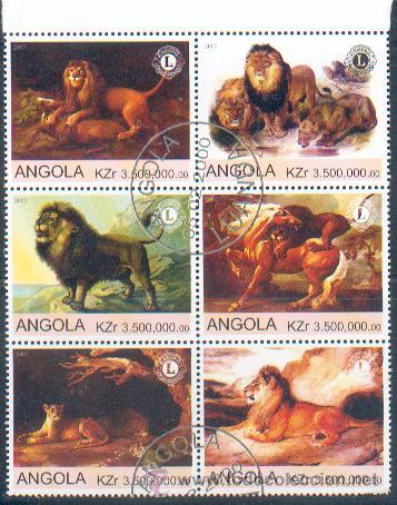 Sellos: Angola & Leones (7) - Foto 1