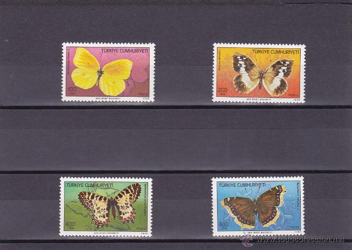 Sellos: TURQUIA.1988.MARIPOSAS.Y.-2582/2585.NUEVO.