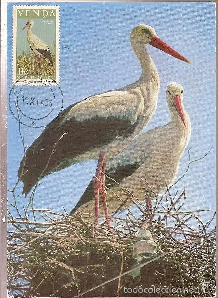 Briefmarken: Venta & Maximus, Aves Migratorias, la Cig&uuml;e&ntilde;a Blanca 1984