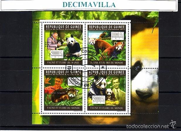 Sellos: L734, GUINEA, 2011, OSOS PANDA - Foto 1