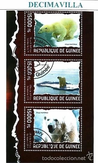 Sellos: L736, GUINEA, 2014, OSOS POLAR - Foto 1