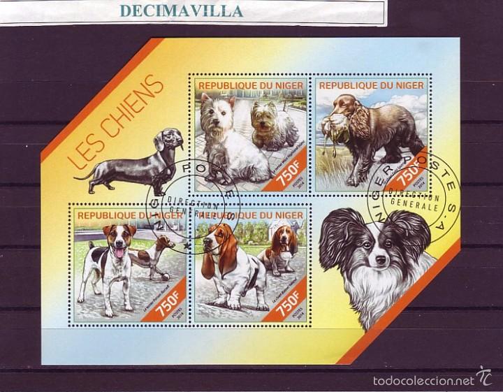 Sellos: L772, NIGER, 2014, PERROS - Foto 1