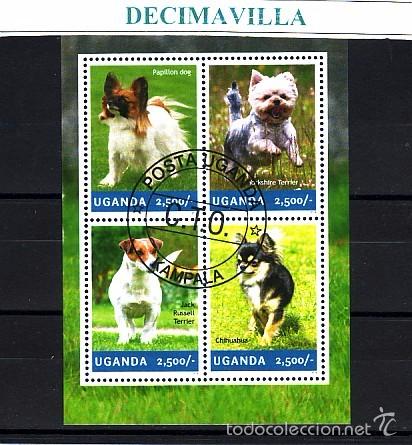 Sellos: L809, UGANDA, 2014, PERROS - Foto 1