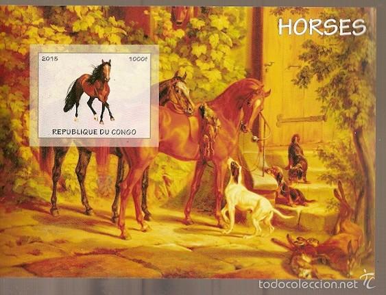 Sellos: Rep. Congo ** & Caballos 2015 (2) - Foto 1