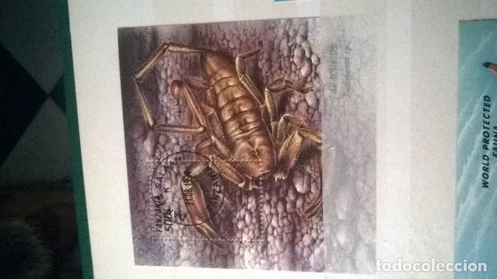 Timbres: Hojitas bloque lote de 4-1