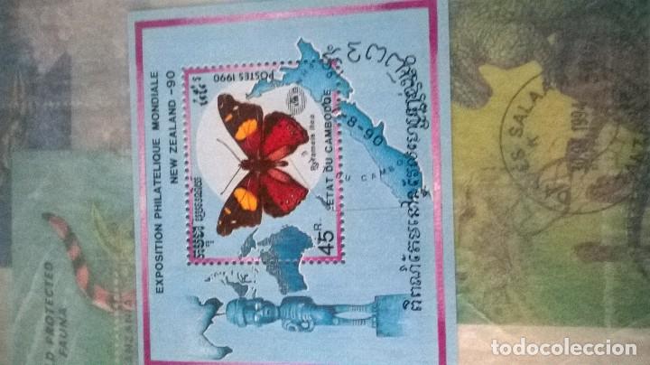 Sellos: Hojitas bloque lote de 4--3 - Foto 1