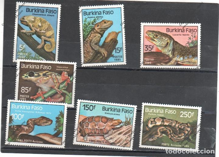 Timbres: BUKINA N&ordm; 662 AL 665 Y AE 302 AL 304 (**)