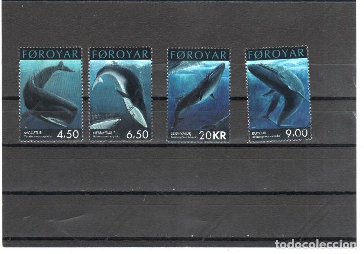 Sellos: Feroes n&ordm; 404 al 407 (**) - Foto 1
