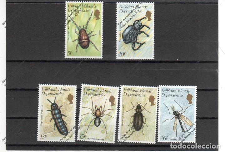 Sellos: falkland  dependencia n&ordm; 105 al 110(**) - Foto 1