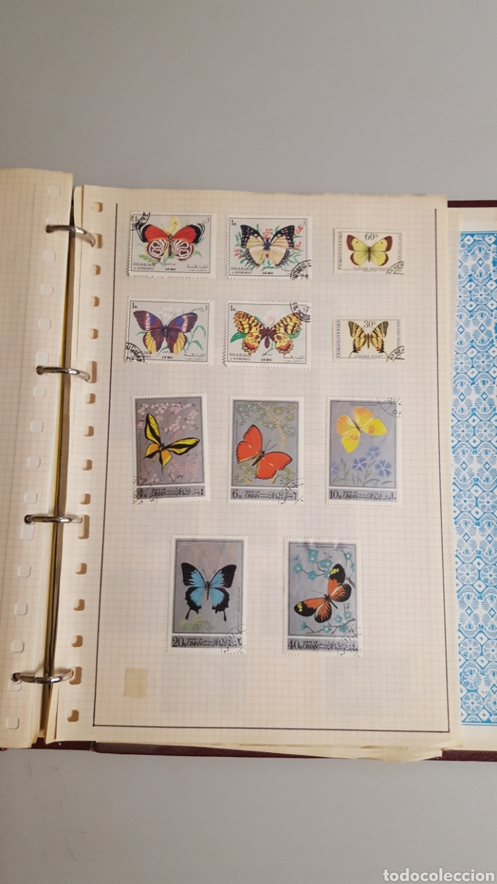 Sellos: Lote de sellos de mariposas - Foto 2