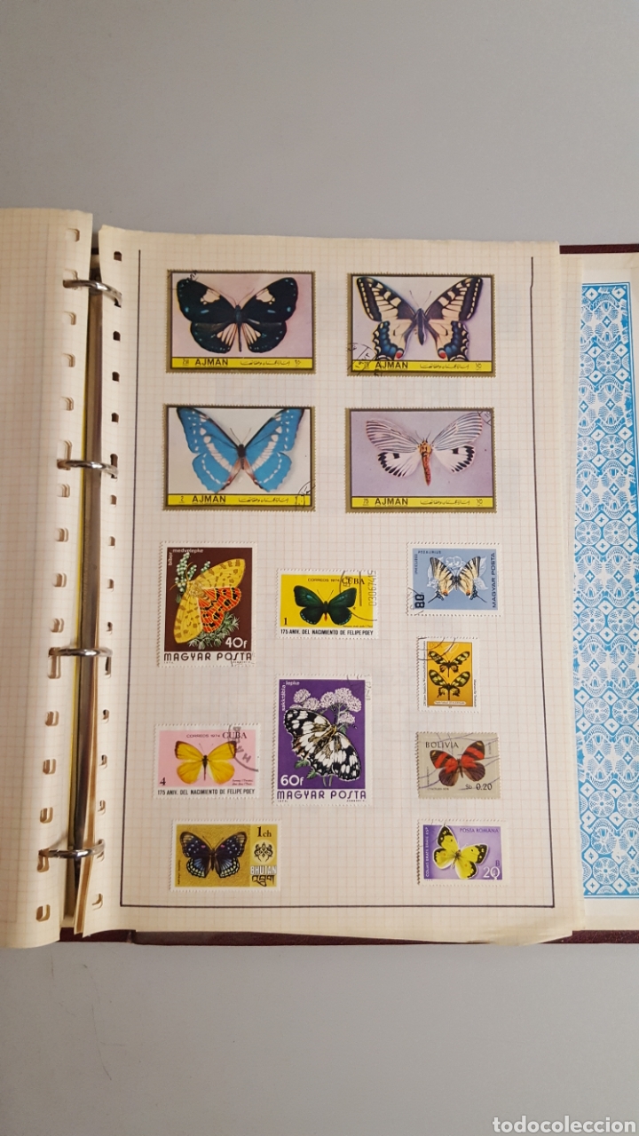 Sellos: Lote de sellos de mariposas - Foto 5
