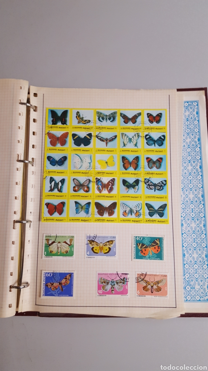 Sellos: Lote de sellos de mariposas - Foto 7
